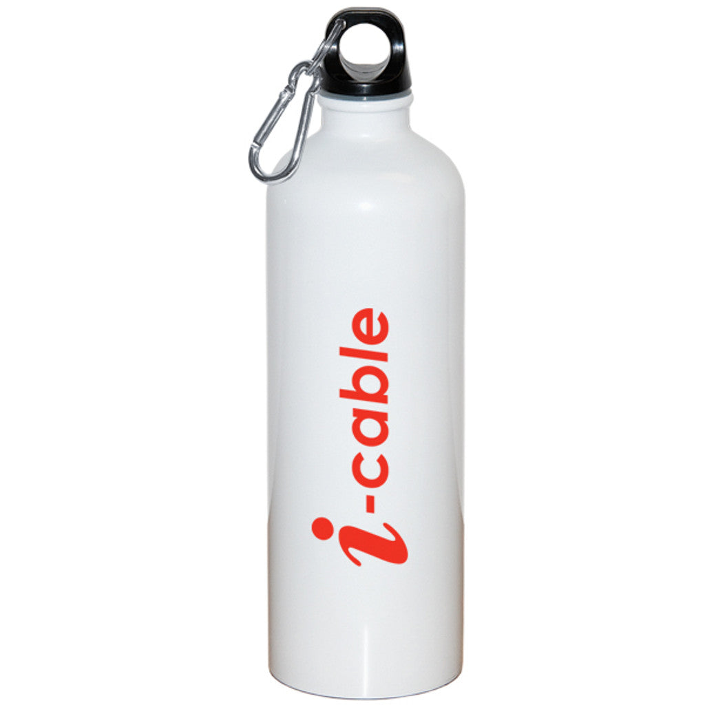 White 750 ml Stainless Steel Watre Bottle
