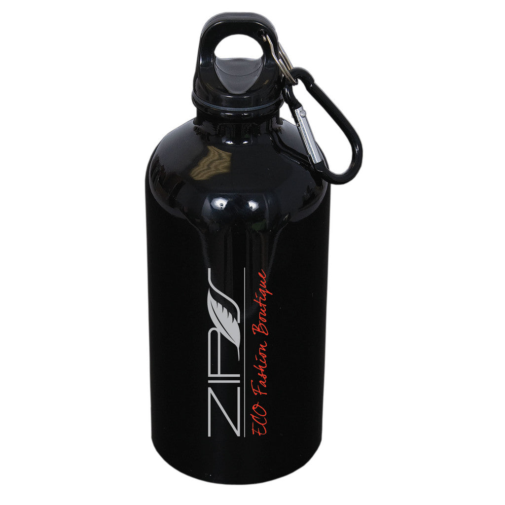 Black Stainless Steel Bottle With Carabiner