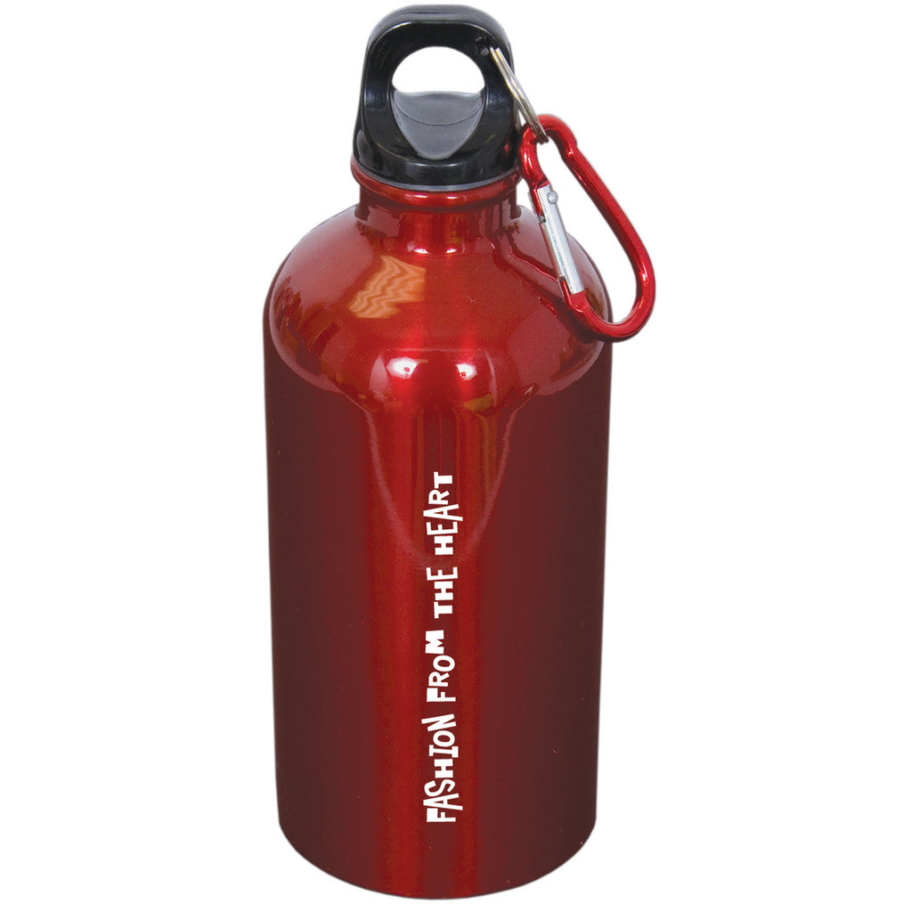 Red Stainless Steel Bottle With Carabiner