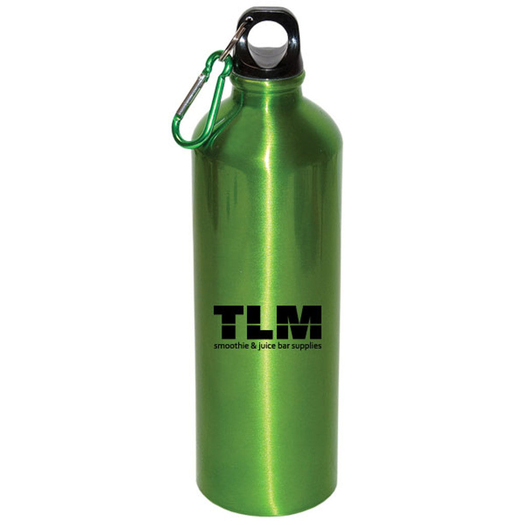 750 Ml Aluminum Water Bottle With Carabiner