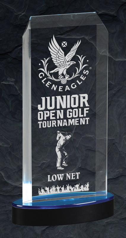 Buy Spectra Acrylic Blue Golf Trophy | Custom Trophies Canada