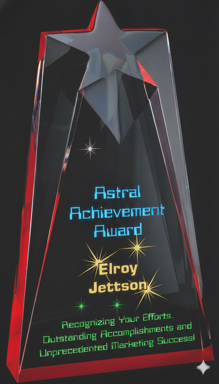 Red Acrylic Astral Awards
