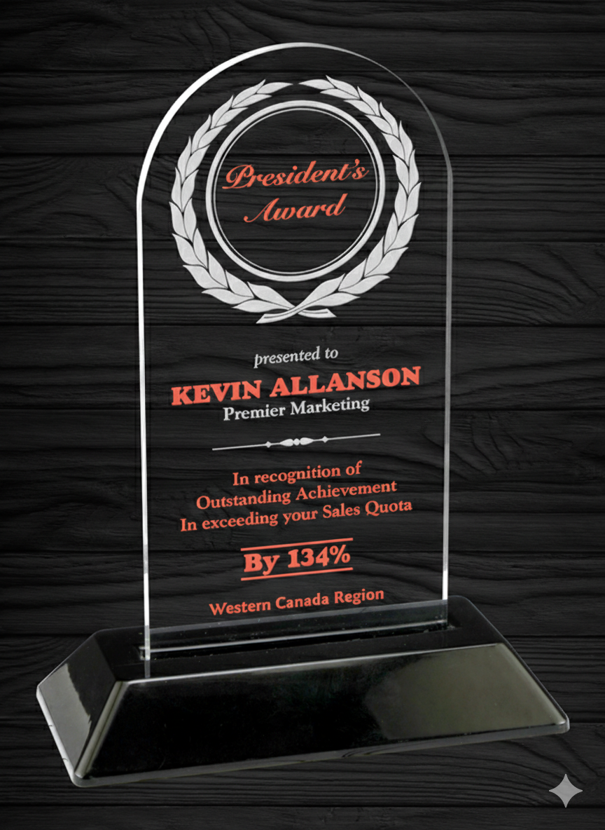 6¾" Clear Snap In Arch