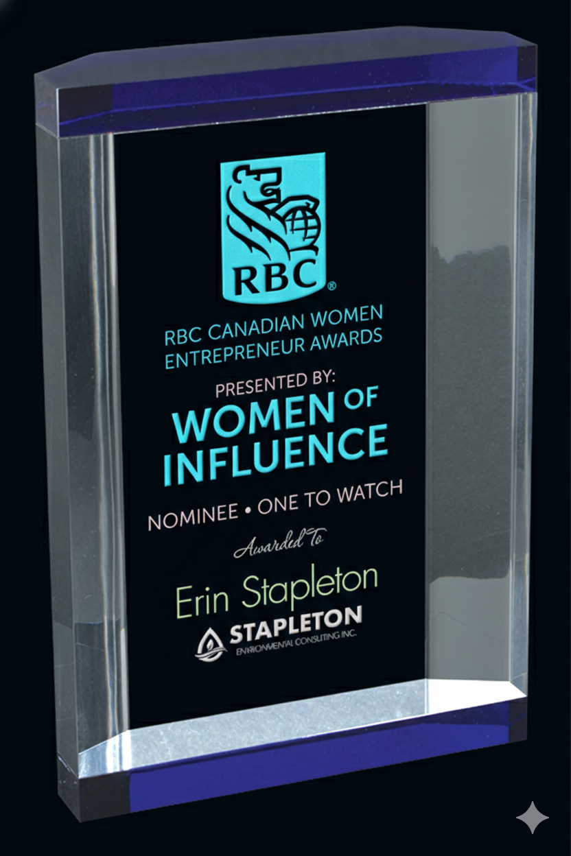 Acrylic Clear & Blue Manitou