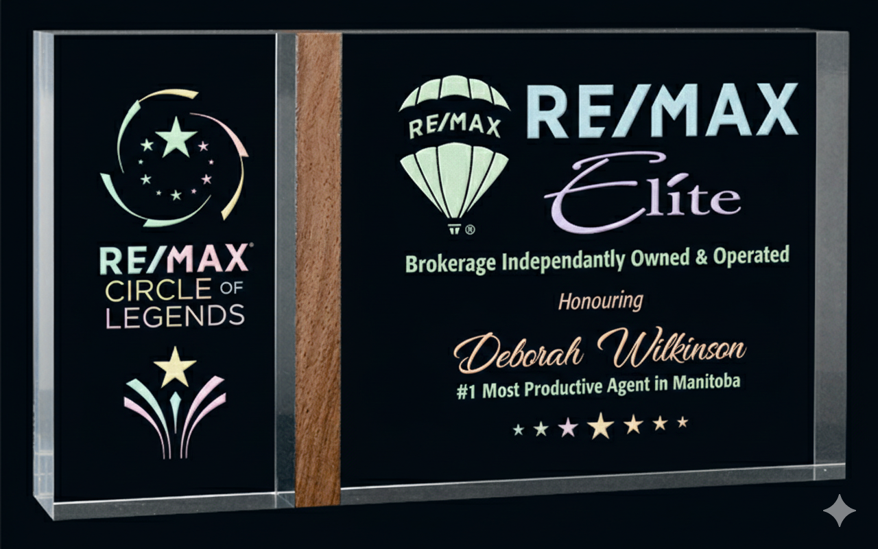 Acrylic Clear & Solid Walnut Beaver