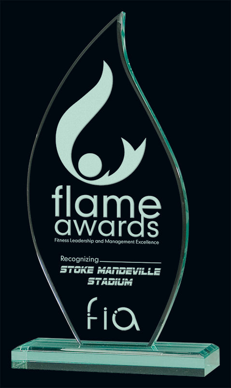 Jade Acrylic Flame Awards
