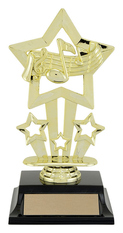 7" Superstar Series Music Trophy