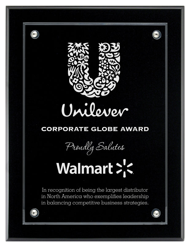 Black Regency Plaque