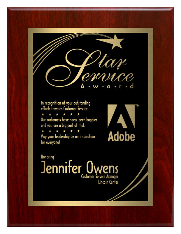 Piano Finish with a Plate