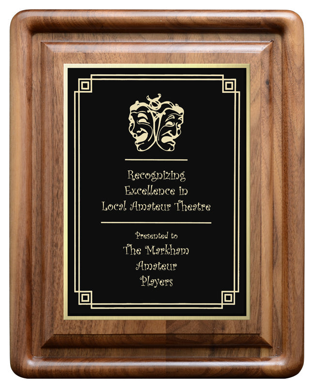 The Gallery Hardwood wall Plaque Awards4u