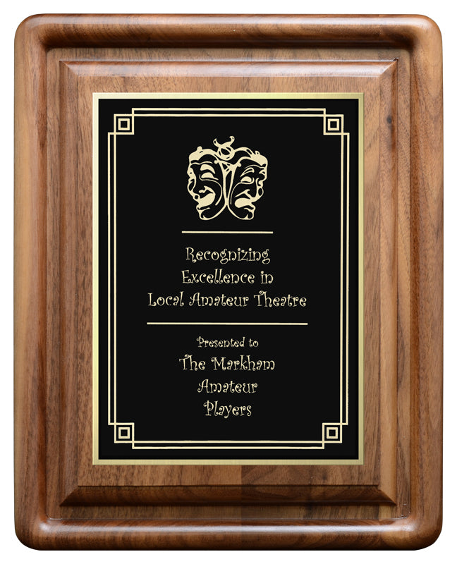 The Gallery Hardwood wall Plaque
