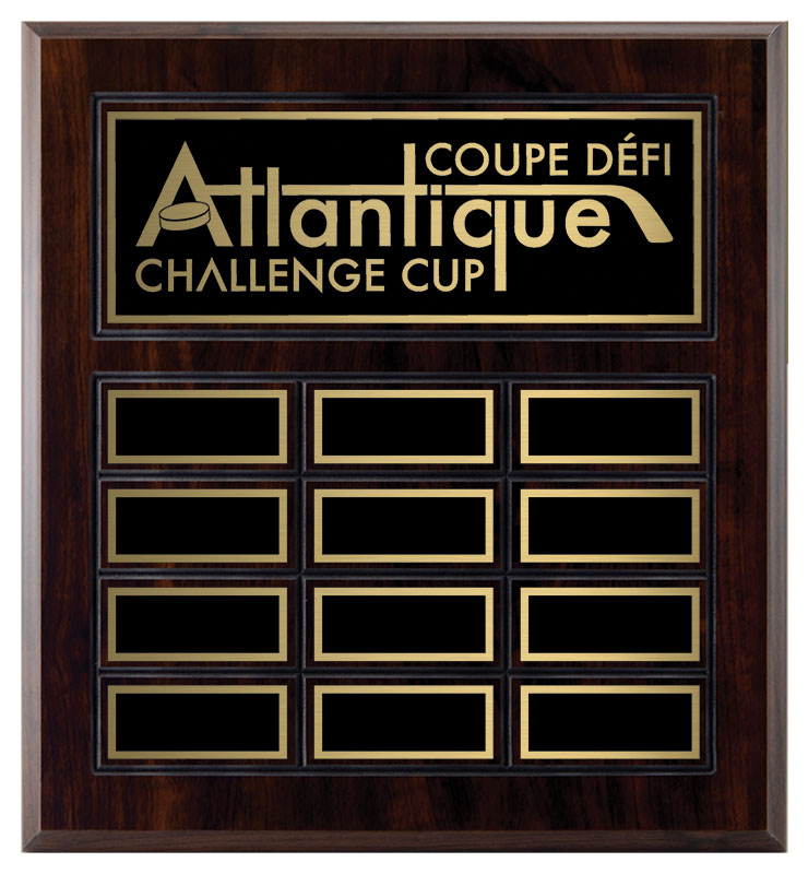 Custom Cherrywood Finish Annual Wall Plaque | Plaque Awards Canada