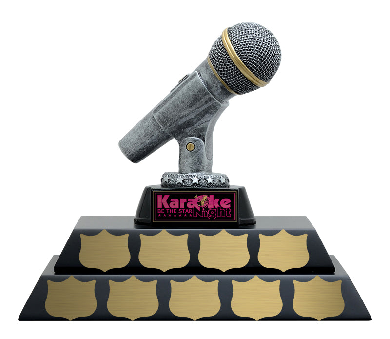 The Mic Award â Resin Microphone Trophy