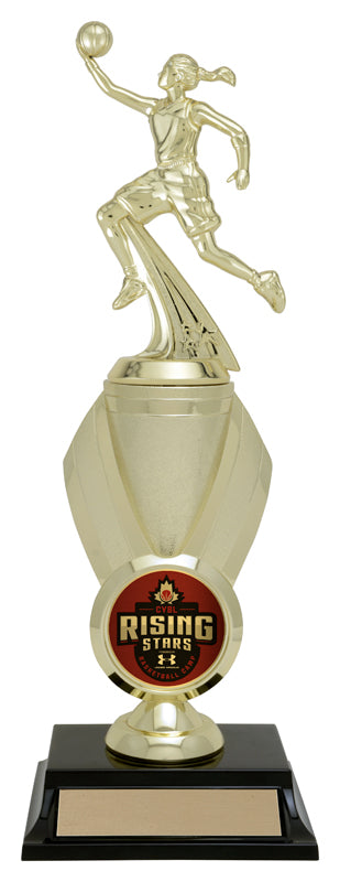VIRTUOSO CUP/RISER 2" HOLDER BASKETBALL TROPHY