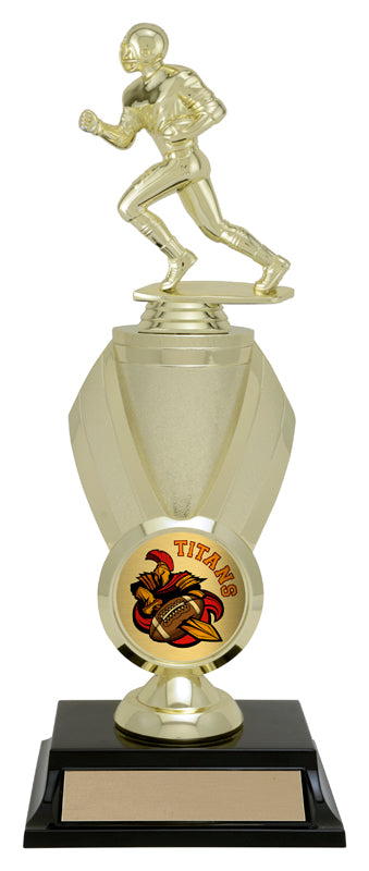 VIRTUOSO CUP/RISER 2" HOLDER FOOTBALL TROPHY