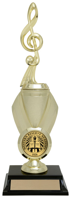 12” VIRTUOSO CUP/RISER 2" HOLDER TROPHY