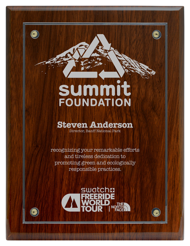 Walnut Regency Plaque