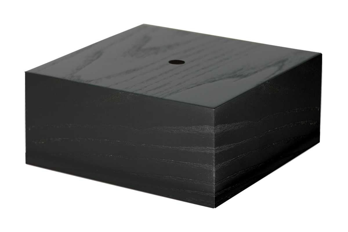 Wood Top Block, Black