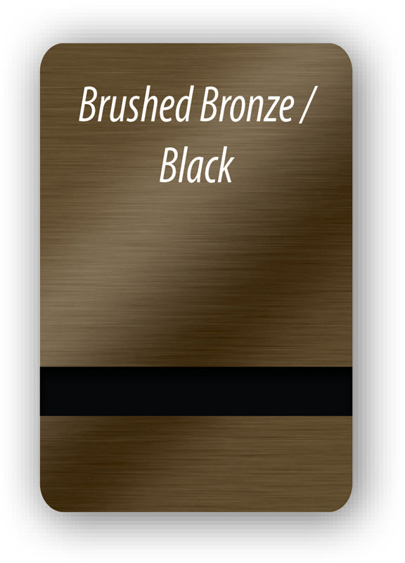 Plastic Tag 4" x 10" Lamacoid Tag