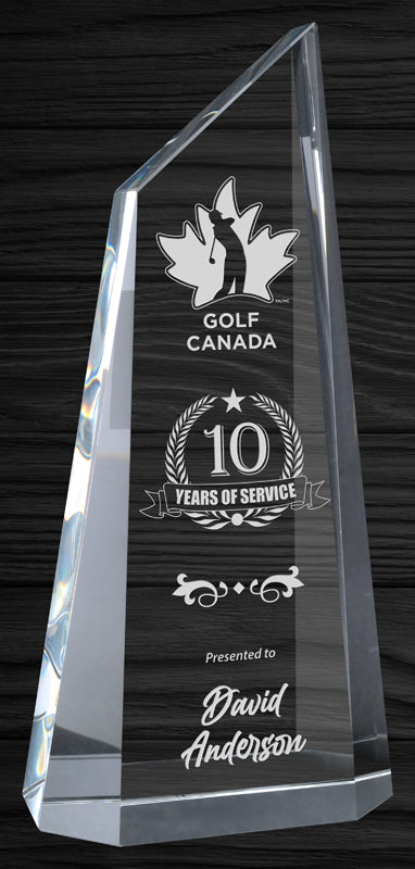 Optic Crystal Paramount Award - Symbol Of Achievement