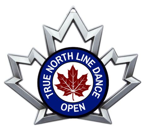 4" Custom Maple Leaf Medal