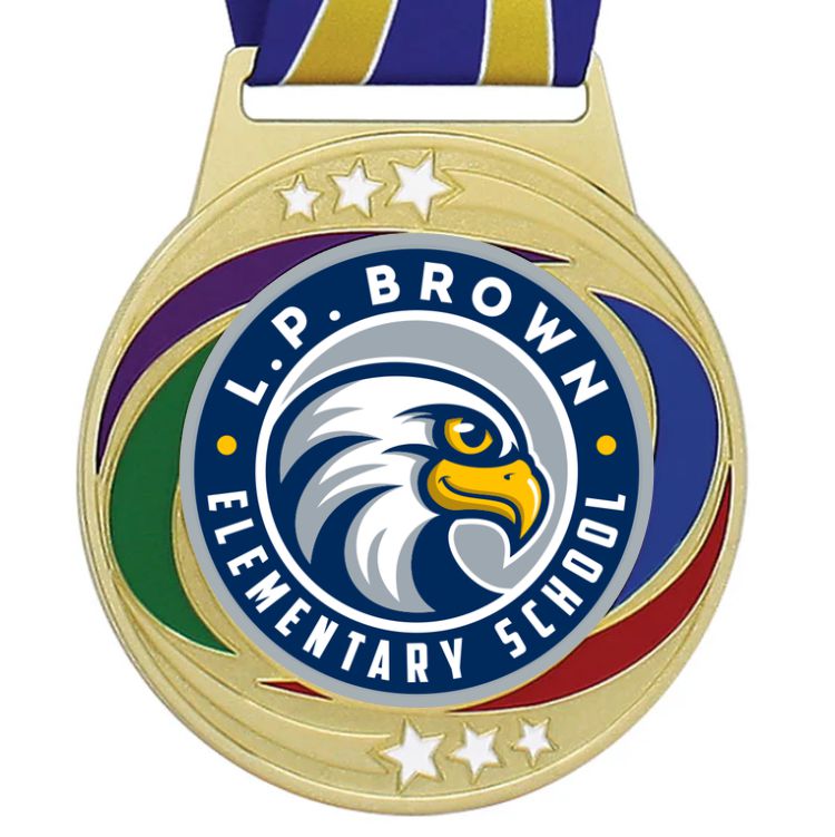 3" Custom Victory Medal Prestige Series