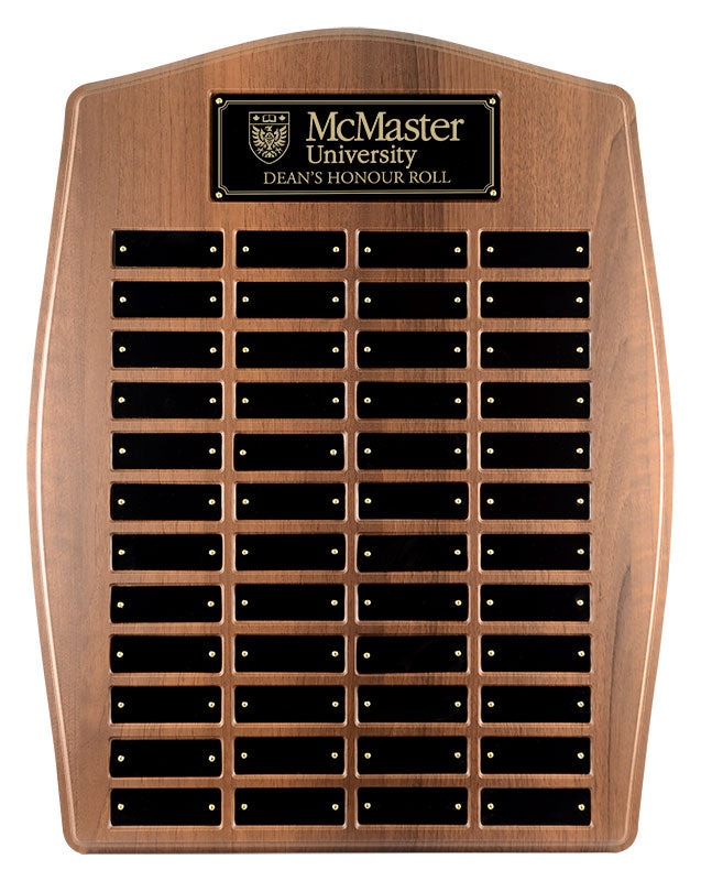 Honour Annual Plaque with Header Plate & Nameplates
