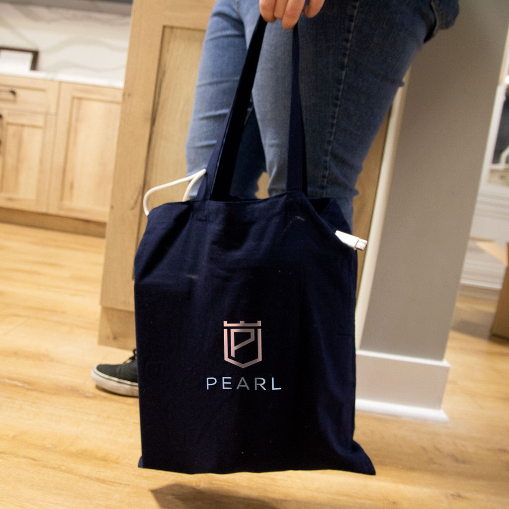 Black Lightweight Cotton Econo Tote Bag