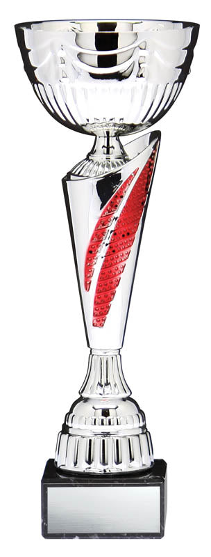 Economy Series Trophy Cup – Silver/Red