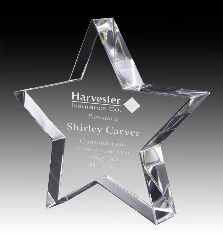 Buy Crystal Star Award