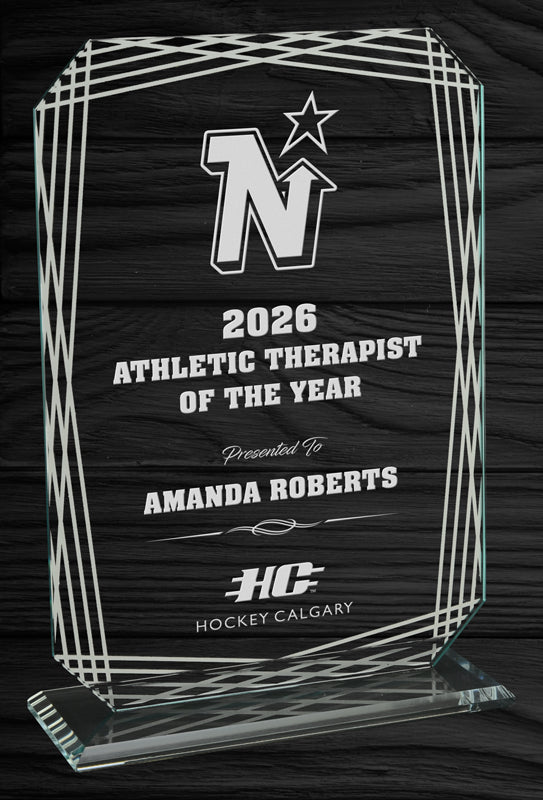 SHIMMER 8¼” Glass Award