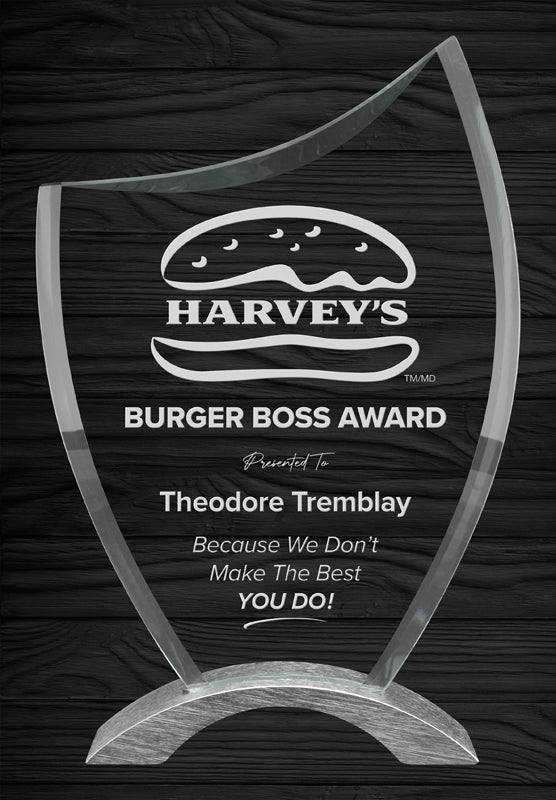 Viking, Clear w/Silver Base