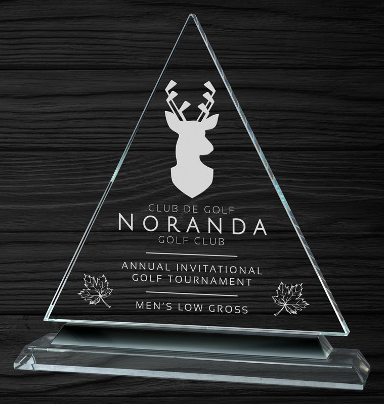 Shop Infiniti Glass Award | Engraved Glass Trophies Canada