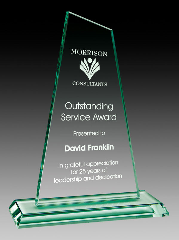 Buy Glass Jade Peak | Custom Glass Awards & Trophies Canada