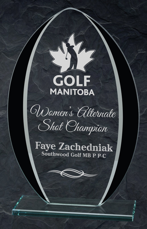 Celebrate Winners with Belleville Black & Mirror Golf Trophy