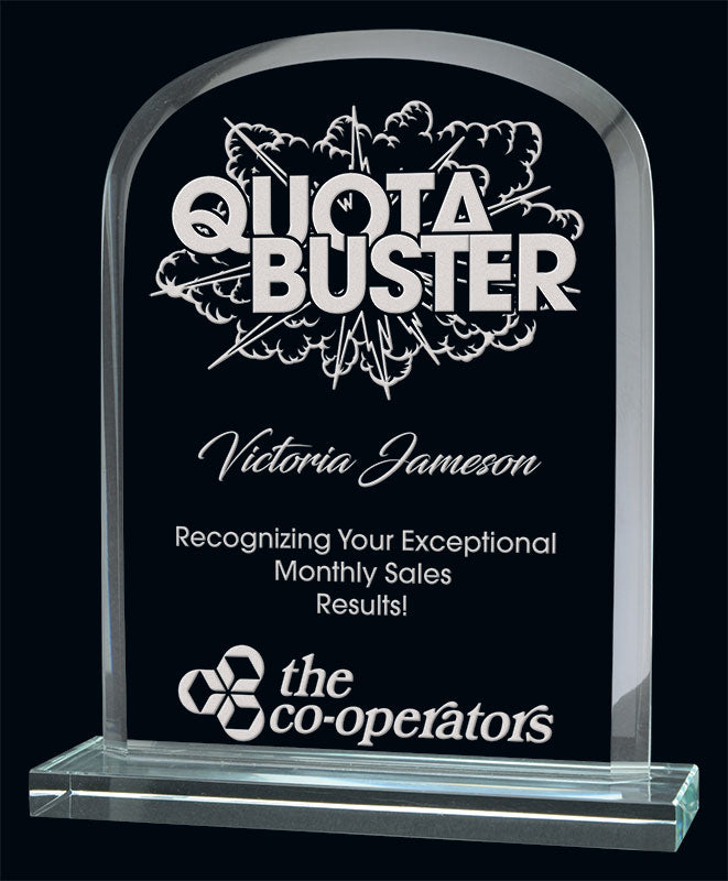 Buy Astrodome Glass Trophy – Custom Awards Toronto