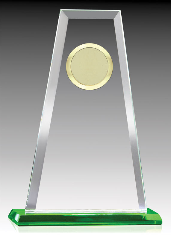 Glass Summit Clear with Green Base