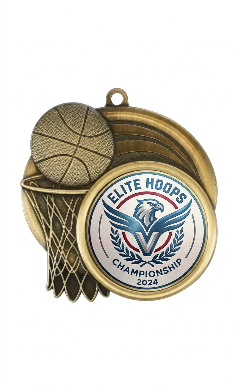 MEDAL SPORT INSERT BASKETBALL