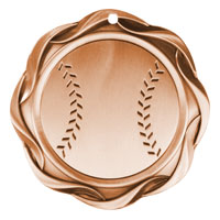 3” Baseball Medal