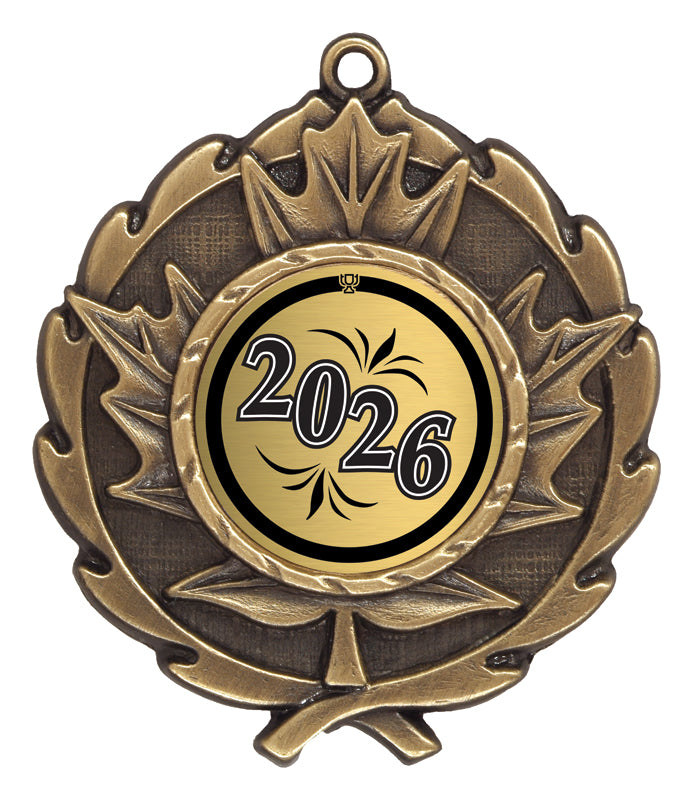 2" Maple Leaf Medal