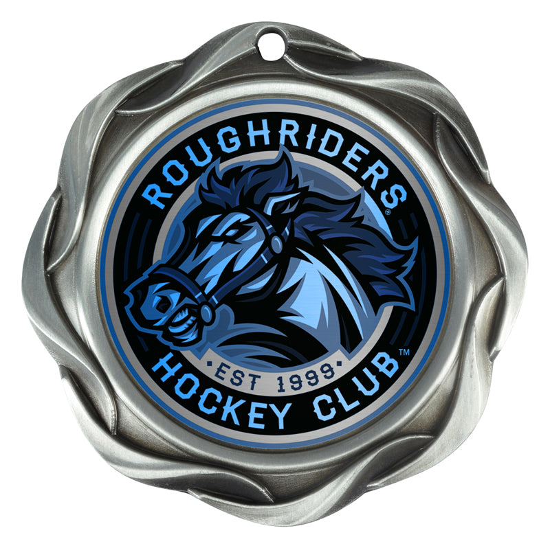 2" HOLDER SILVER MEDAL