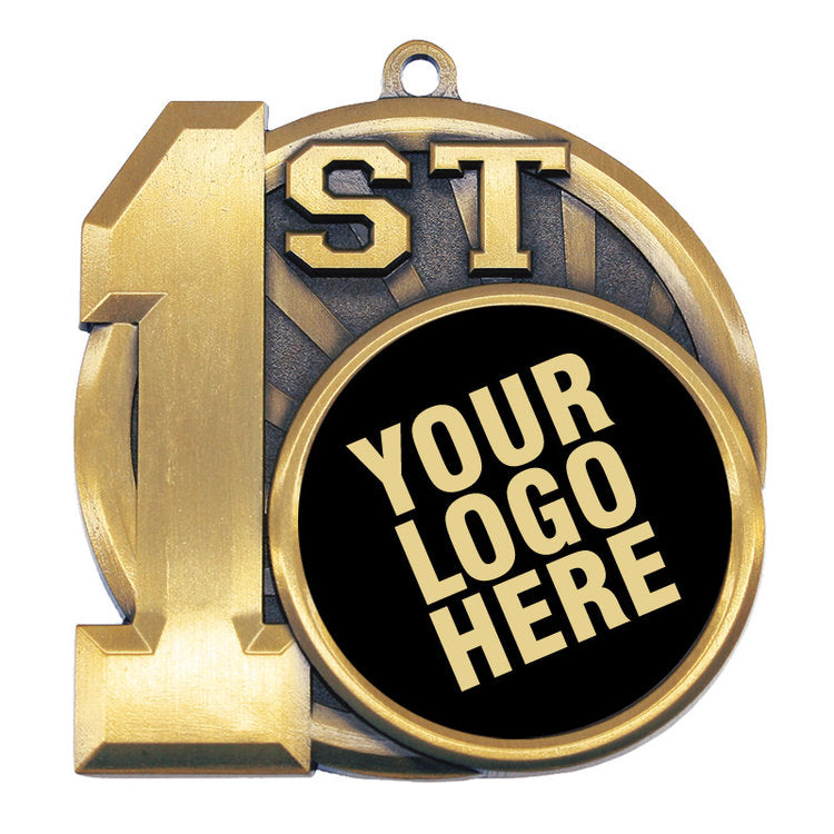 2.5" Custom 1st Place Medal