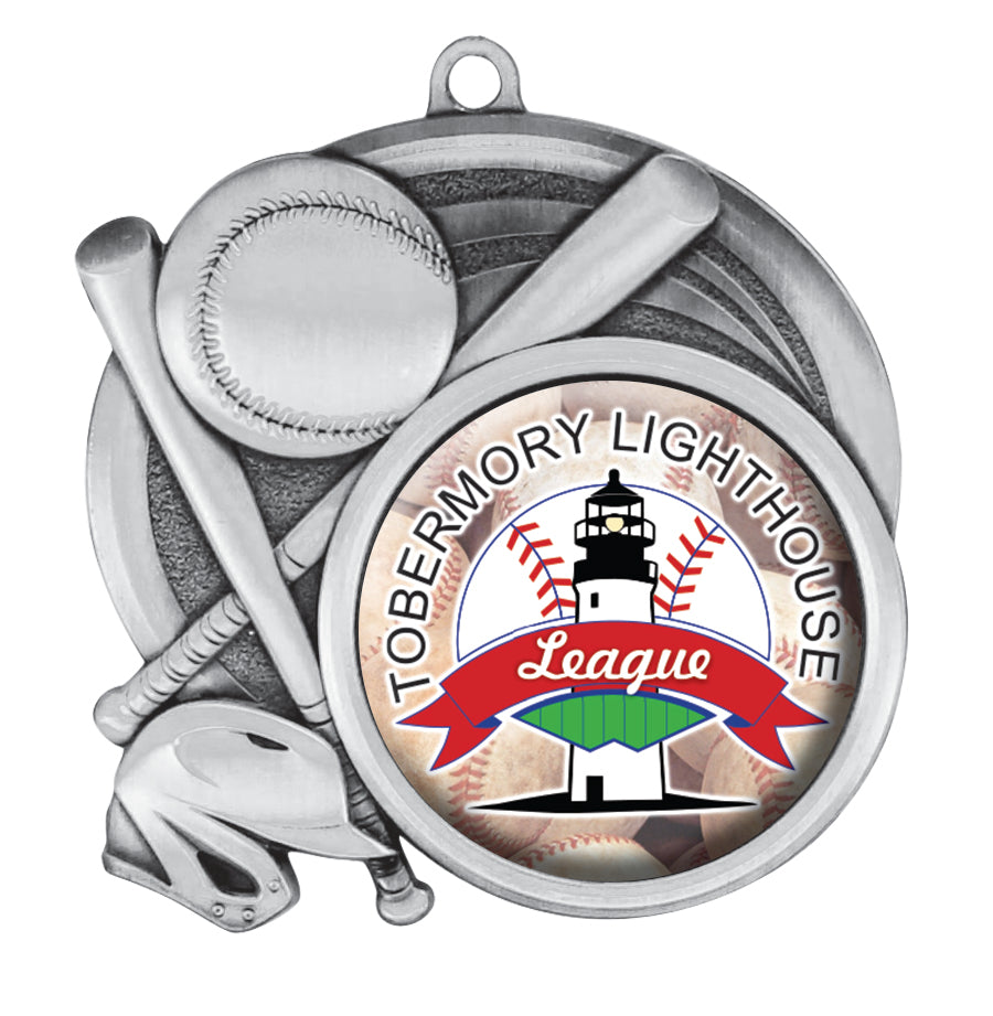 2.5" Custom Baseball Medal