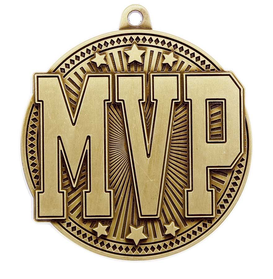 MVP Medal Tempo Series Gold 2.25″