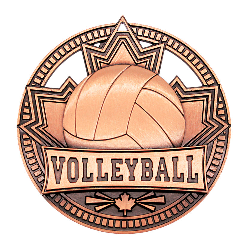 Volleyball Medal Patriot 2.75″