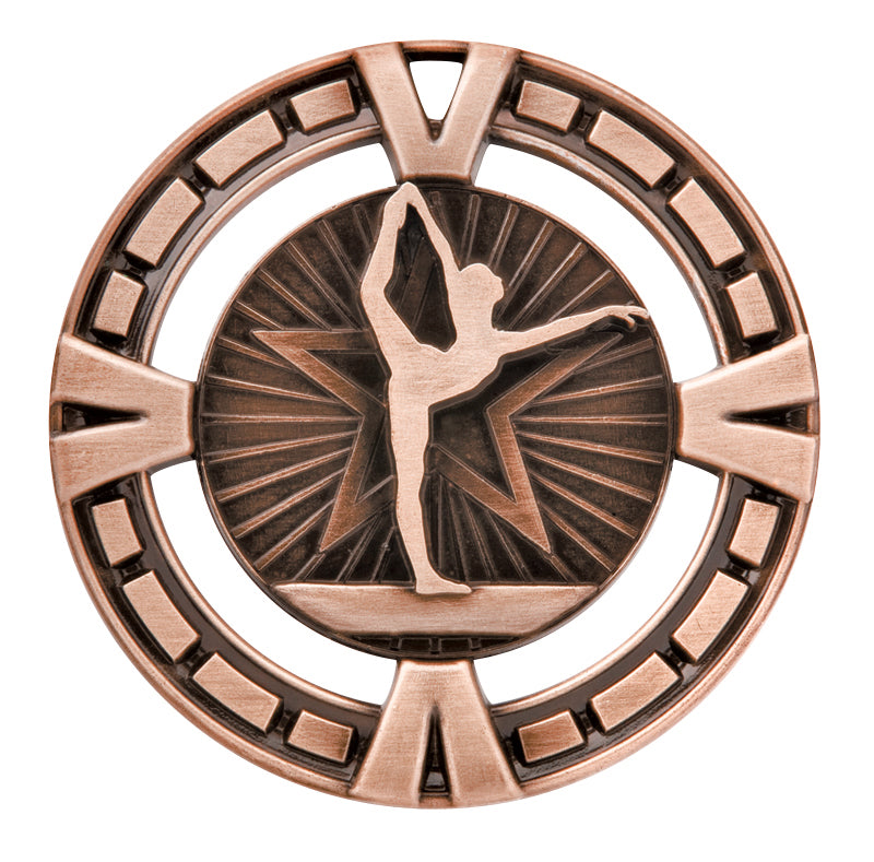 Gymnastics Medal Varsity 2.5″