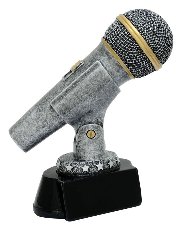 Resin Microphone Trophy