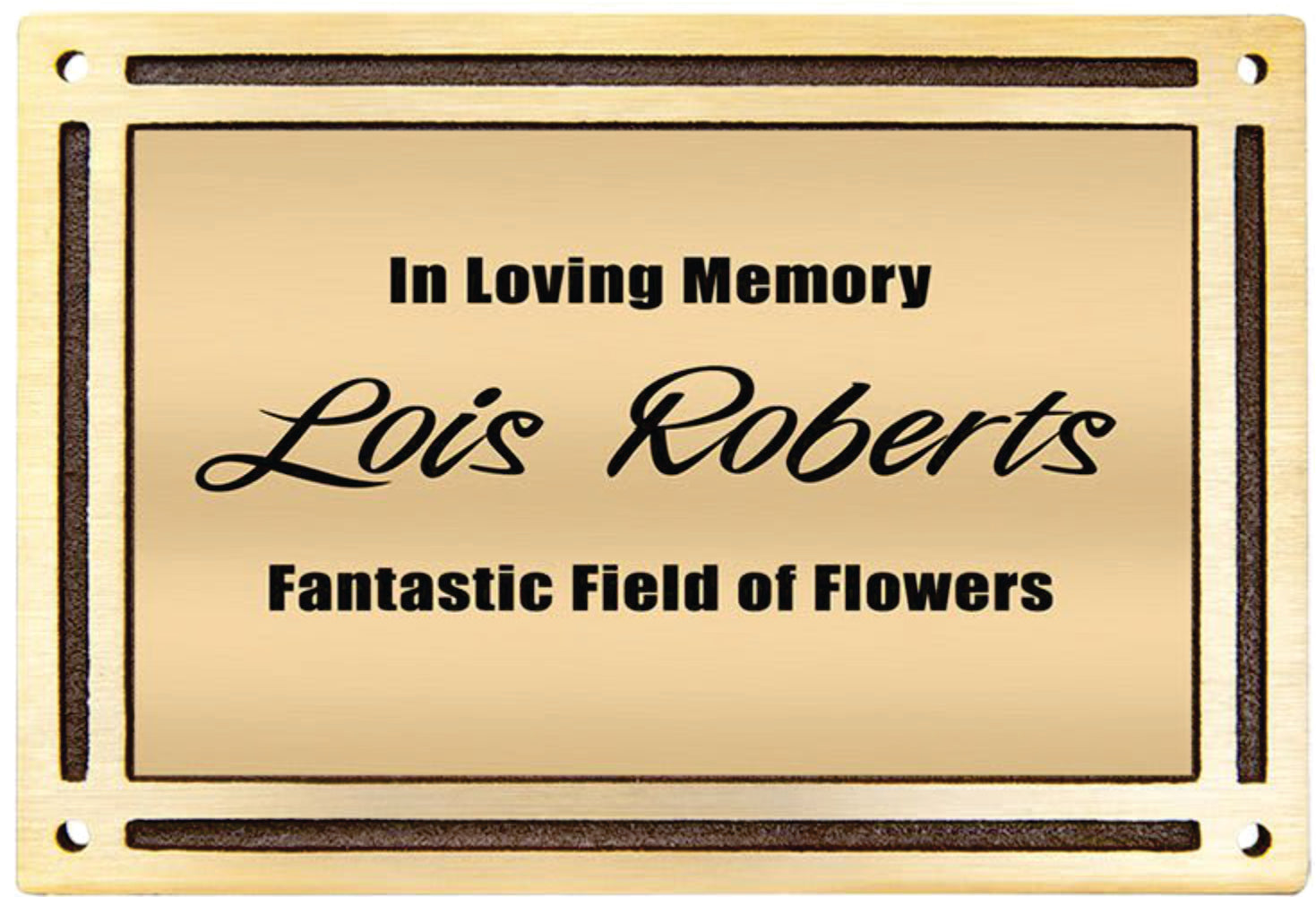 8" x 10" Bronze Plaque with Stake Awards4u