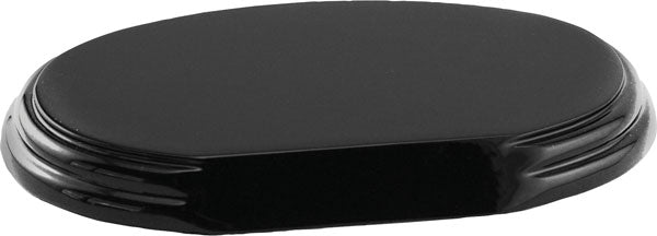 Black Piano Finish Oval Base