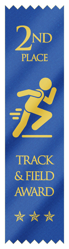 English Track and Field Ribbons 1st to 5th Awards4u